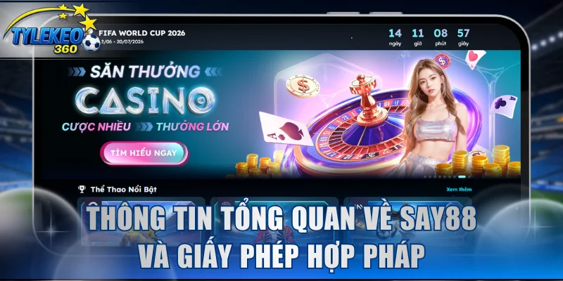 Thông tin tổng quan về SAY88 và giấy phép hợp pháp
